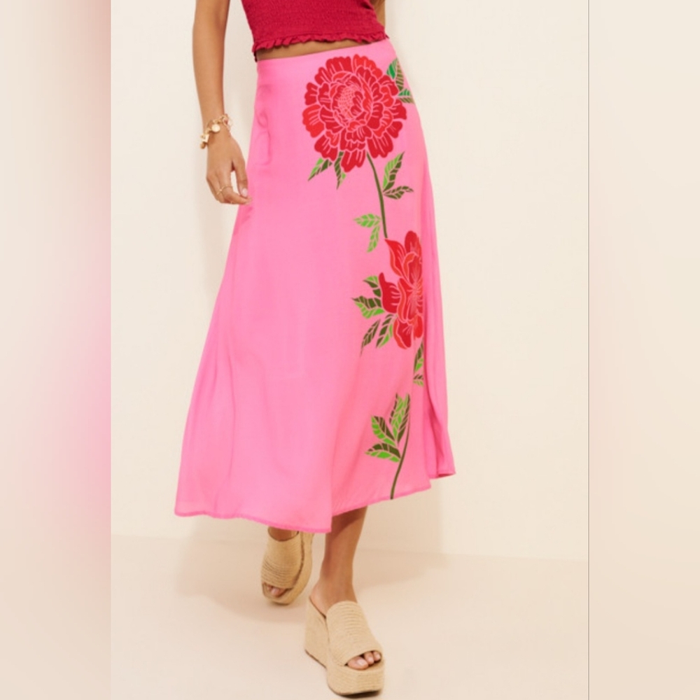 Farm Rio  Midi Skirt size XS